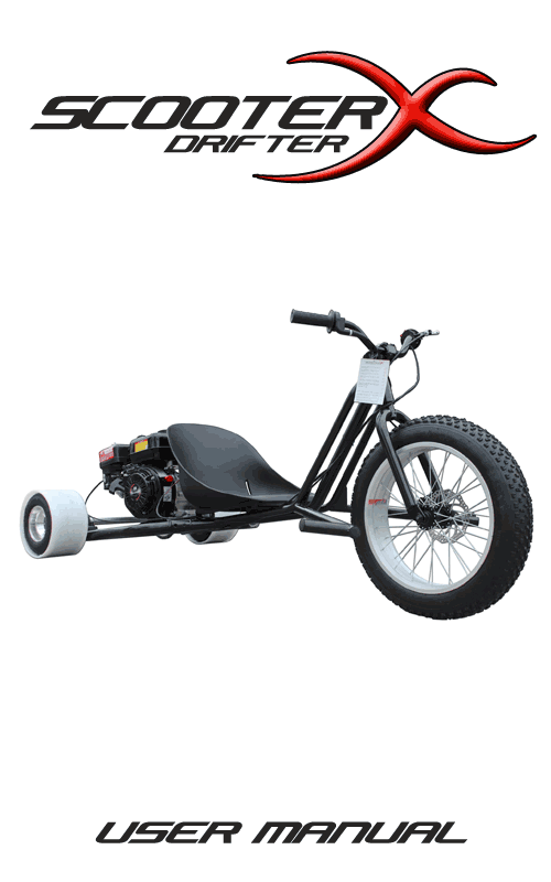 Drift Trike manual Cover Page
